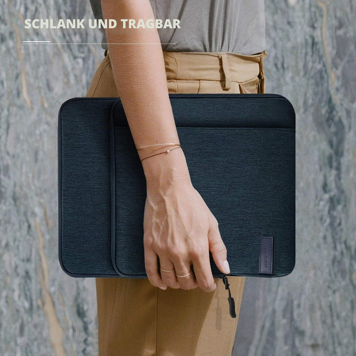MoKo 12.9 Zoll Tablet Hülle Kompatibel mit iPad Pro 12.9 M2 2022-2018, Galaxy Tab S8+ 12.4", Surface