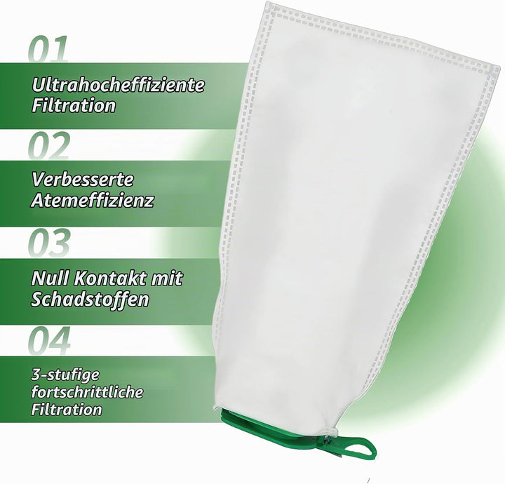 14 Stück Staubsaugerbeutel,Staubbeutel für Vorwerk Kobold VB100 FP 100 Premium Filtertüten mit 2 Mot