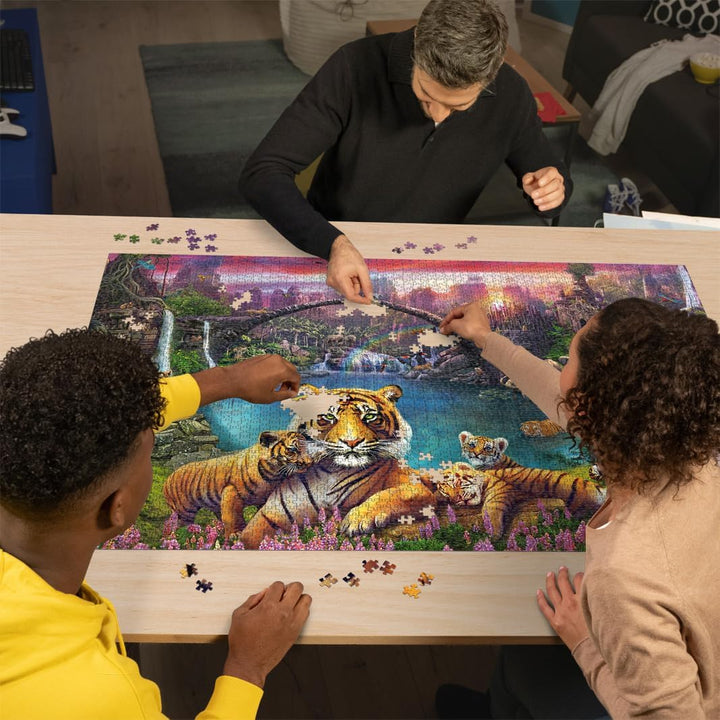 Ravensburger Puzzle 16719 - Tiger in paradiesischer Lagune - 3000 Teile Puzzle für Erwachsene und Ki