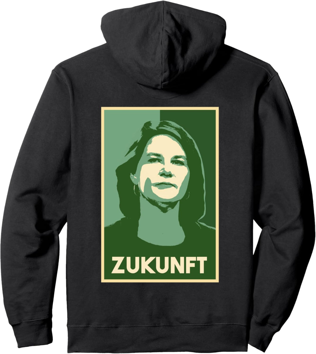 Baerbock Zukunft Grüne Bündnis 90 Bundeskanzlerin Kanzlerin Pullover Hoodie