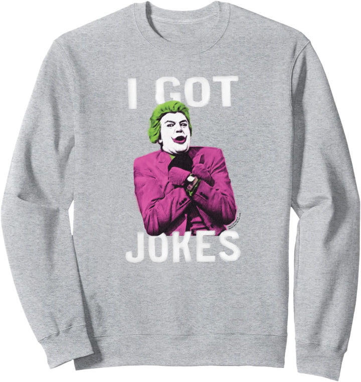 Batman Classic TV Series The Joker Got Jokes Sweatshirt