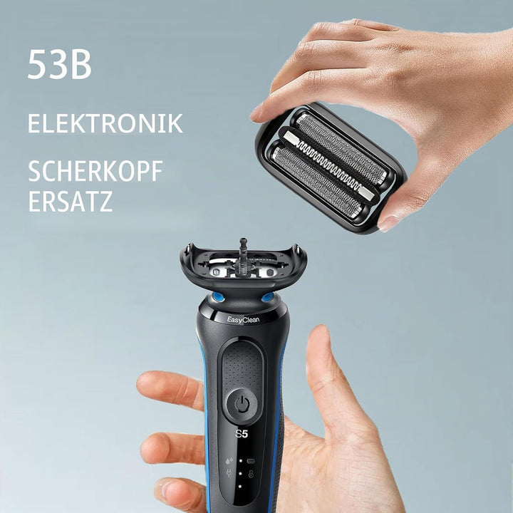 Elektrischer Rasierkopf für Braun S5/6 Scherkopf,53B Kompatibel Mit Braun Series 5 Scherkopf,Series