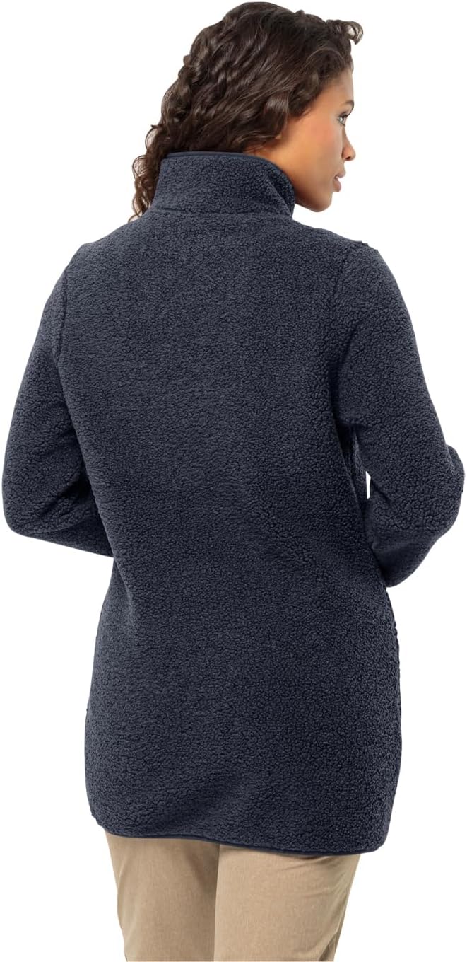Jack Wolfskin High Curl Coat W Damen-Fleecejacke XS night blue, XS night blue