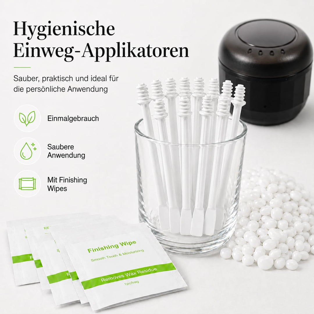 Nasenhaarentferner Wachs, Waxing Set mit Mini Wax Maschine und Nasenhaar Wachs Sticks, Wax Nasenwach