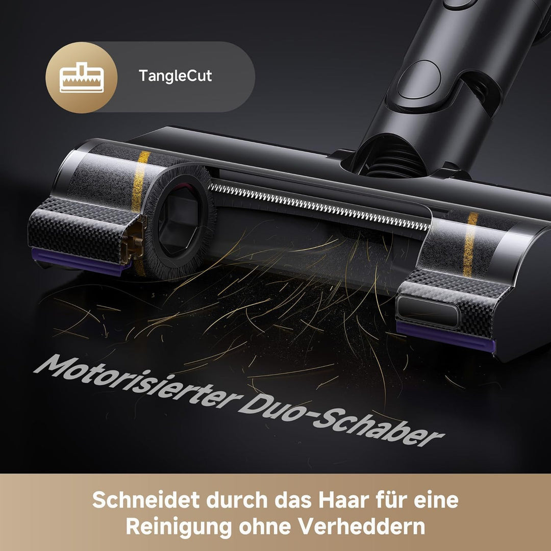 dreame V30 Kabelloser Staubsauger, Kantenreinigung 0 mm, 30.000 PA / 330 AW, ohne Verheddern, für Ho