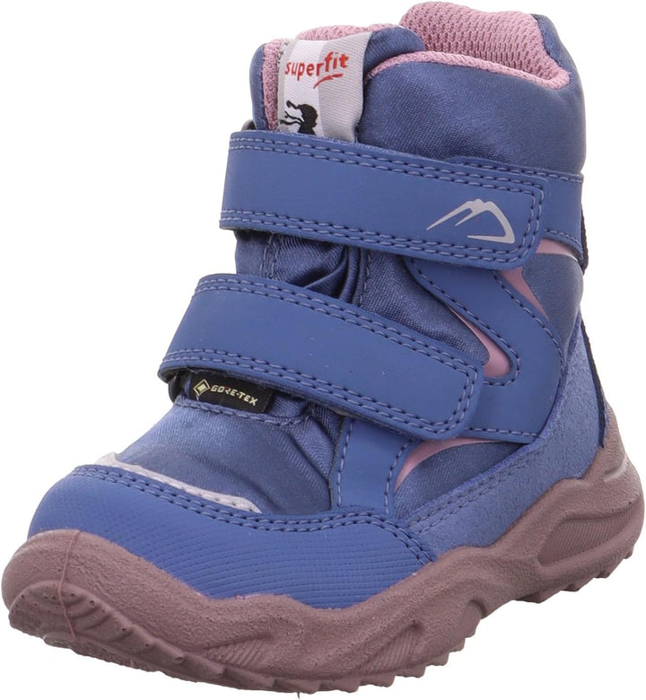 Superfit Mädchen Glacier Warm Gefütterte Gore-tex Schneestiefel 21 EU Weit Blau Lila 8030, 21 EU Wei