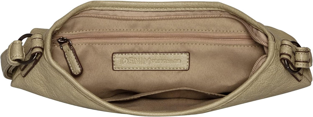 Denim TOM TAILOR bags, EVI, Damen, Umhängetasche 28x8x18 (LxBxH) Sage, 28x8x18 (LxBxH) Sage
