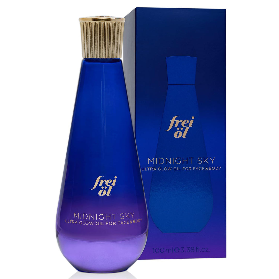 frei öl – ULTRA GLOW ÖL Midnight Sky mit elegantem Duft - für Gesicht & Körper für mehr Glow & sicht