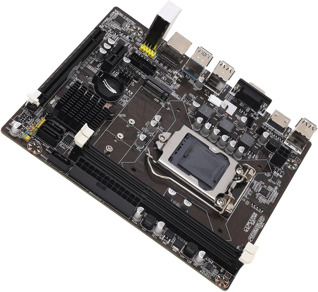 Gaming Motherboard DDR3, 1155 Pins 2 DDR3 100M Mining Motherboard Unterstützt Corei7, I5, I3 (LGA115