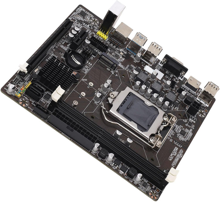 Gaming Motherboard DDR3, 1155 Pins 2 DDR3 100M Mining Motherboard Unterstützt Corei7, I5, I3 (LGA115