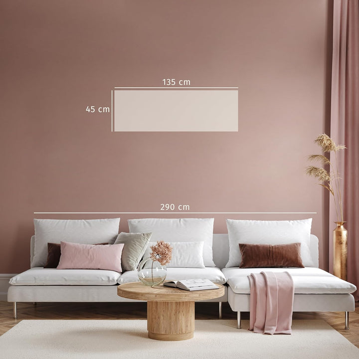 murando Acrylglasbild Abstrakt 135x45 cm 1 Teile Wandbild auf Acryl Glas Bilder Kunstdruck Moderne W