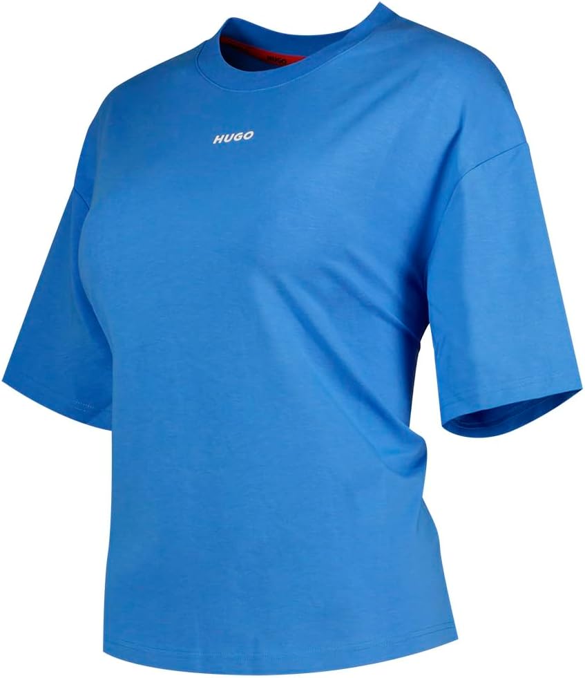 Hugo Damen Shuffle_t-Shirt 10249155 01 Loungewear_T_Shirt L 450light/Pastel Blue, L 450light/Pastel