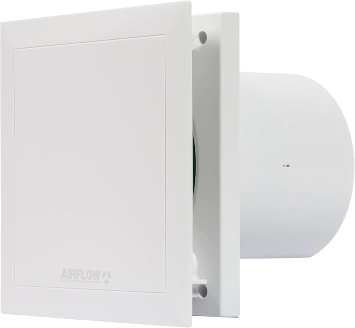 Airflow QT100HT 9041261 Abluftventilator, geräuscharm, Aktivierung durch Feuchtigkeit oder mittels Z