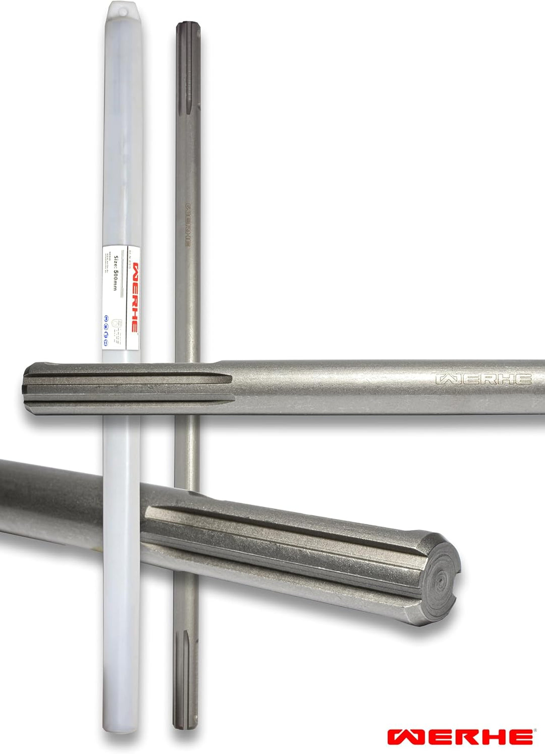 WERHE ® Bohrverlängerung 500 mm SDS Max auf SDS Max Schaft zu Adapter Aufnahme Verlängerung 500mm, V