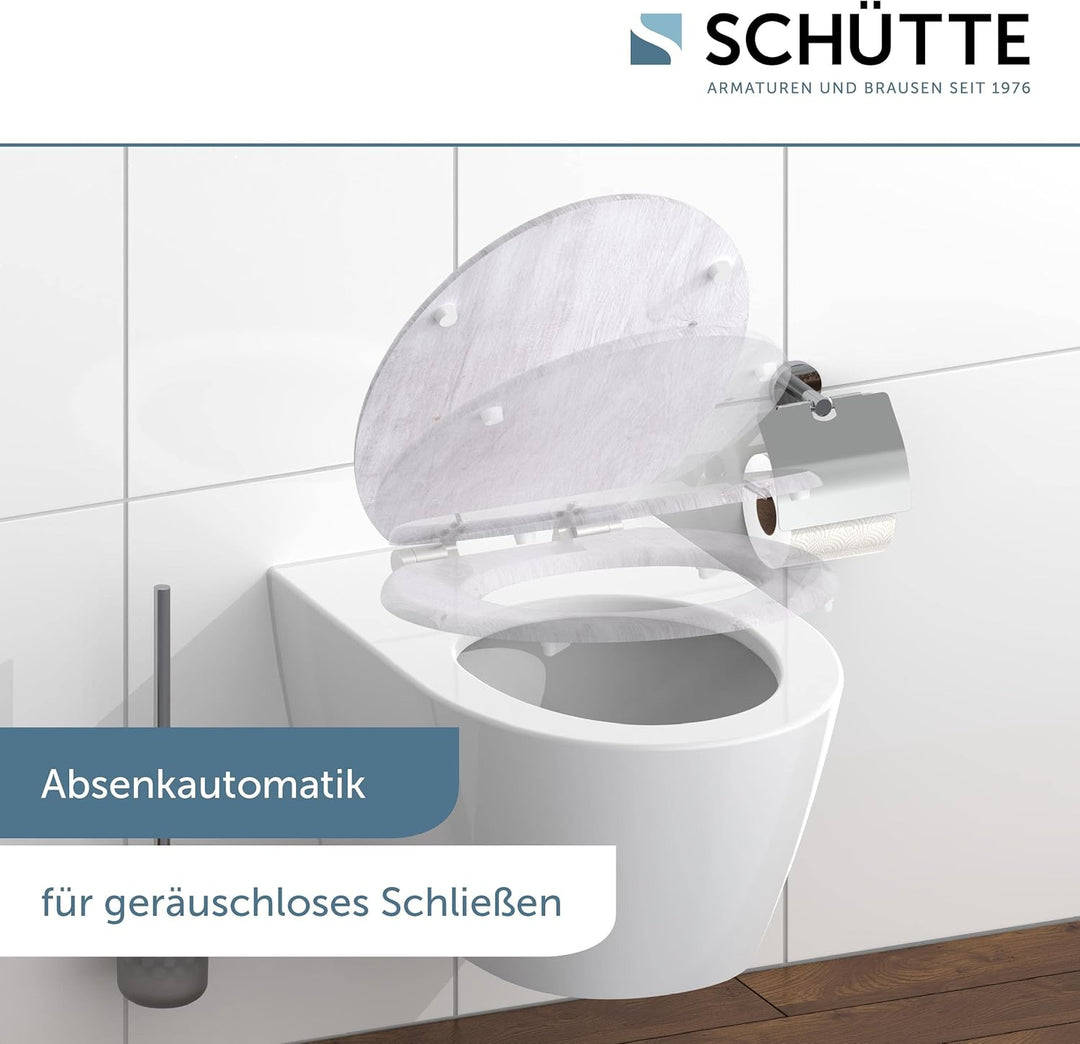 SCHÜTTE WC-Sitz MDF (Light Wood) Light Wood MDF, Light Wood MDF