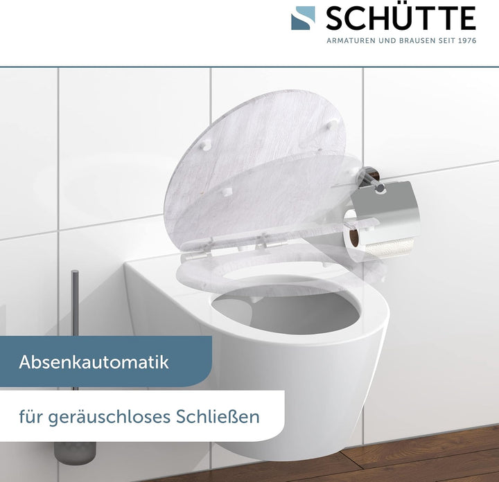 SCHÜTTE WC-Sitz MDF (Light Wood) Light Wood MDF, Light Wood MDF