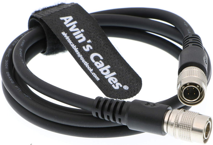 Alvin's Cables Hirose 4 Pin Stecker auf 4 Pin Hirose Stecker Stromkabel für Sound Devices Mixers 1M