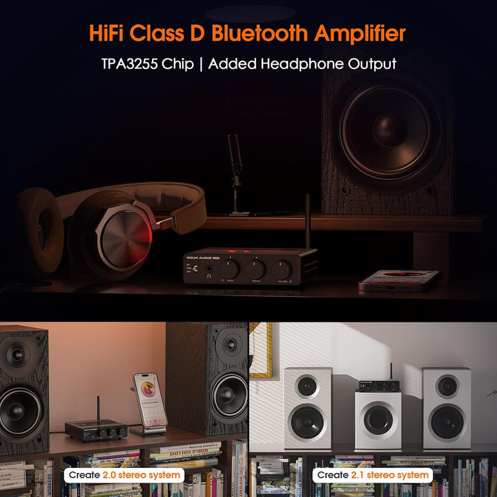 TPA3255 Bluetooth Verstärker HiFi Class D Stereo Amplifier Douk A5 PRO