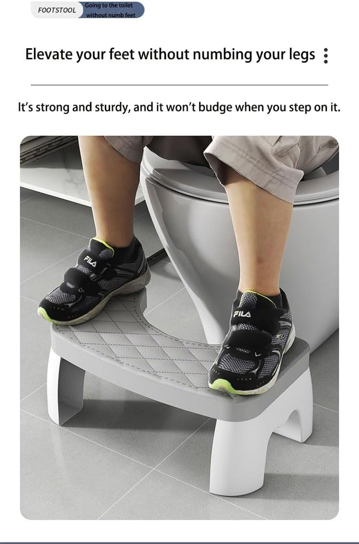 Toilette Töpfchen Hocker für Badezimmer, 7" Heavy Duty Kunststoff Portable Poop Fuss Hocker für Erwa