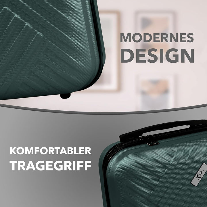 Xonic® Design Kosmetikkoffer aus ABS Hartschale – Robustes Beautycase als Handgepäck - Kosmetiktasch