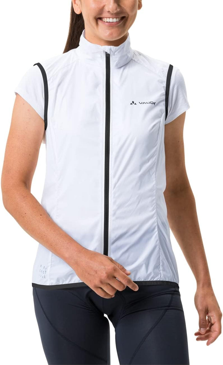 VAUDE Fahrradweste Matera Air Vest, ultraleichte Windweste Radsport Damen, wasserabweisende Weste Re