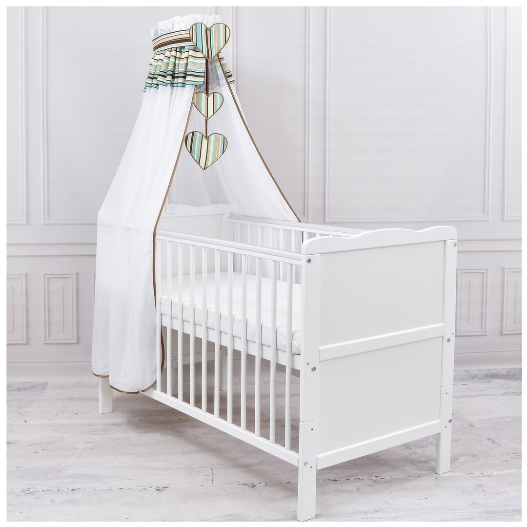 Generisch Baby Delux Babybett Himmel Betthimmel Chiffon Baldachin für Babybett Kinderbett Wiege Stub