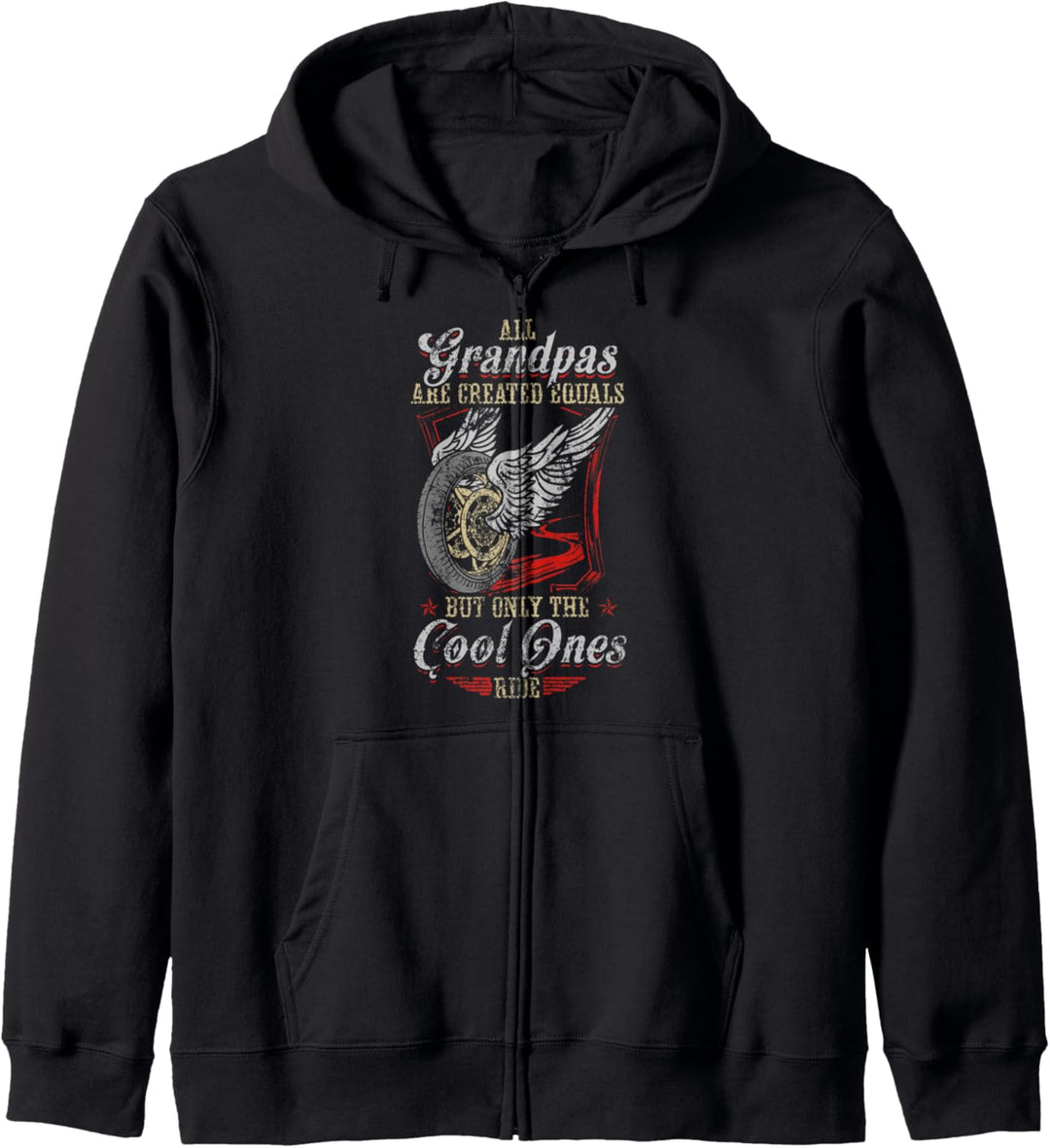 Alle Opa erstellt Equal Biker Cool Ride Motorrad Kapuzenjacke