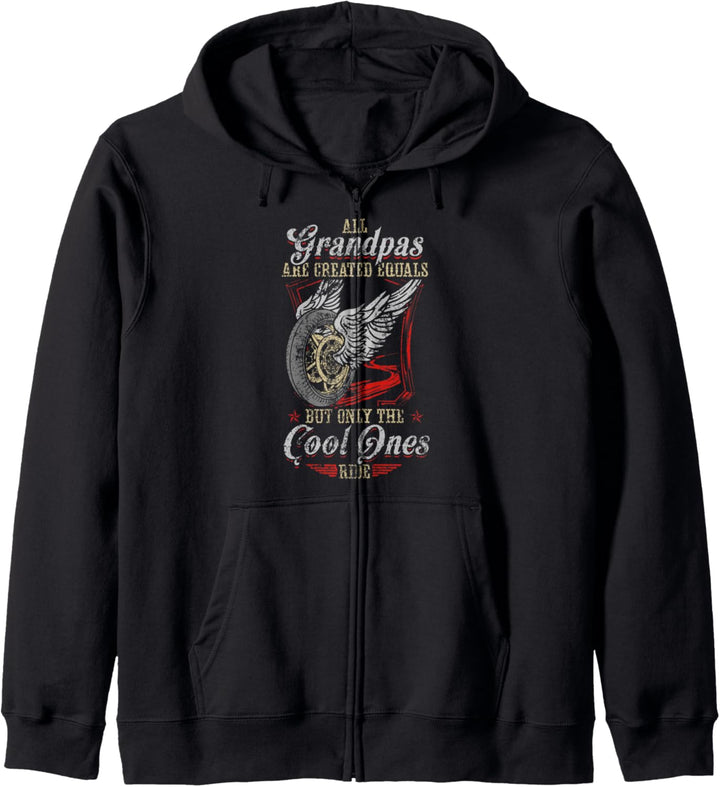 Alle Opa erstellt Equal Biker Cool Ride Motorrad Kapuzenjacke