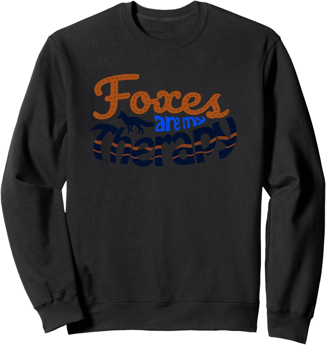 Natur Wald Wildtiere Fuchs als Therapie Sweatshirt