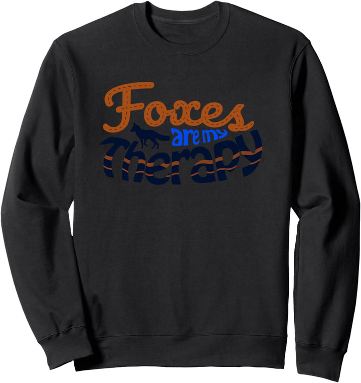 Natur Wald Wildtiere Fuchs als Therapie Sweatshirt