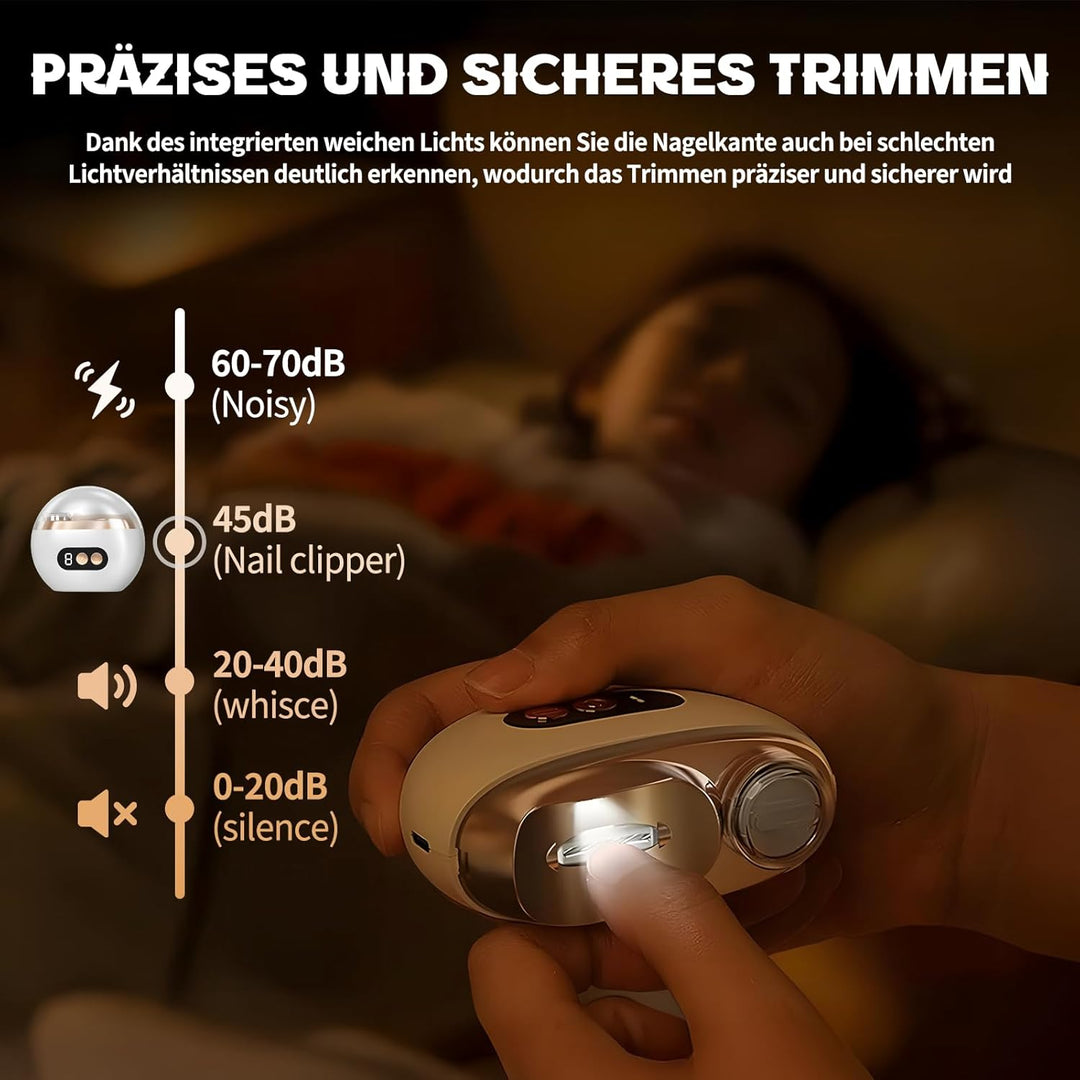 Elektrischer Nagelknipser, 3 in 1 Multi-functional Electric Nail Trimmer, Elektrischer Nagelschneide
