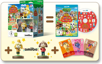 Animal Crossing: amiibo Festival + 2 amiibo-Figuren + 3 amiibo-Karten - [Wii U] Single, Single