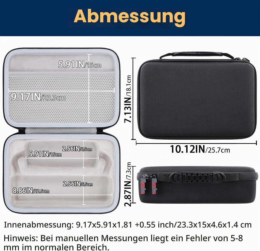 Khanka Etui für CTEK MXS 5.0/3.8/CT5 Time to Go/Powersport Ladegerät | Für CTEK MXS 5.0/3.8/CT5 Time