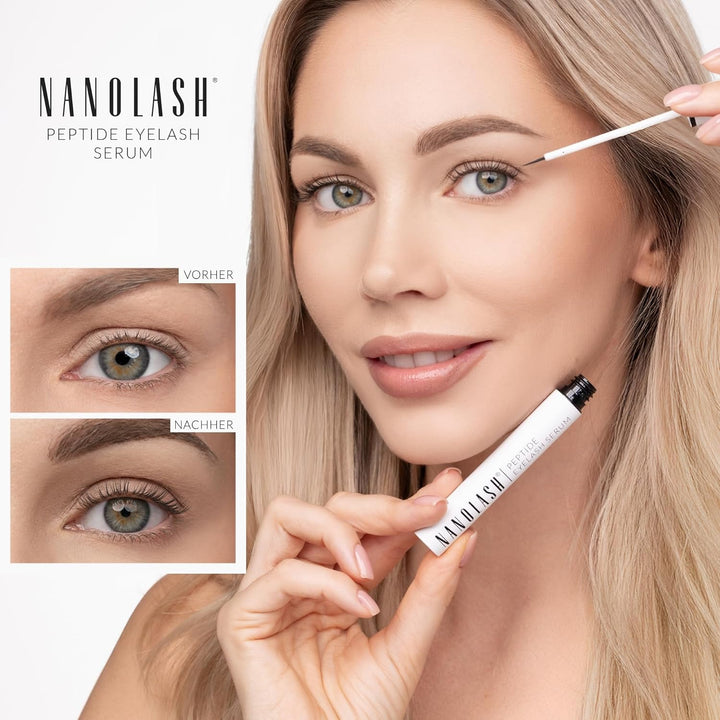 Wimpernserum Nanolash 5 ml - Wimpern serum ohne hormone, Serum für Wimpern, Wimpern serum mit Peptid