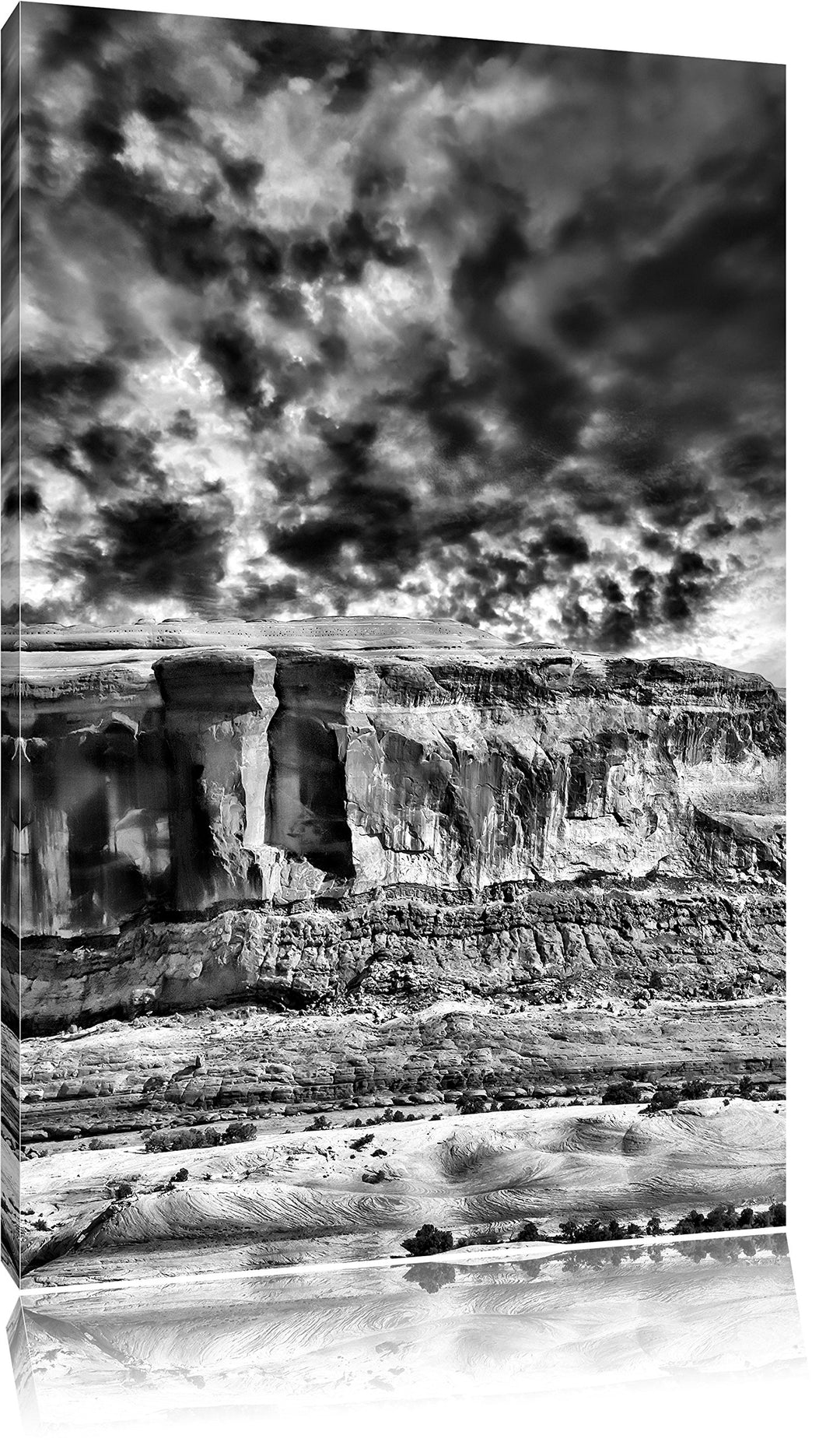 Pixxprint Valley USA als Leinwandbild/Grösse: 100x70 cm/Wandbild/Kunstdruck/fertig bespannt, 100x70