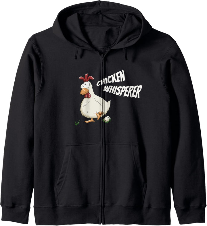 Chicken Whisperer Hühner Flüsterer verrücktes Huhn Landwirt Kapuzenjacke