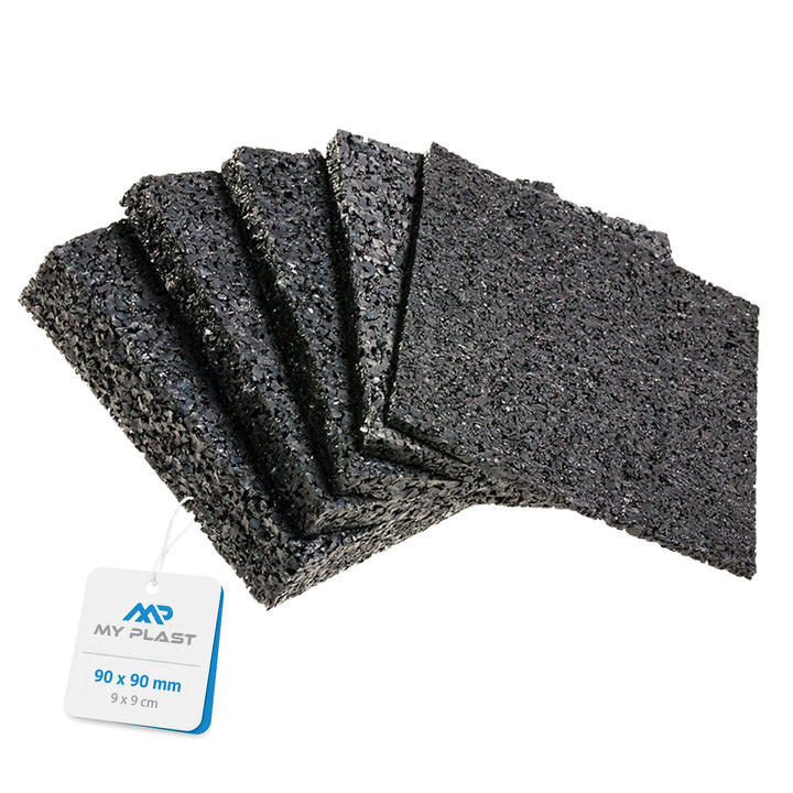 Terrassenpads 90 x 90 x 3mm 6mm 8mm 10mm 20mm! Stärke und Menge auswählen !! (90 x 90 x 20mm Menge: