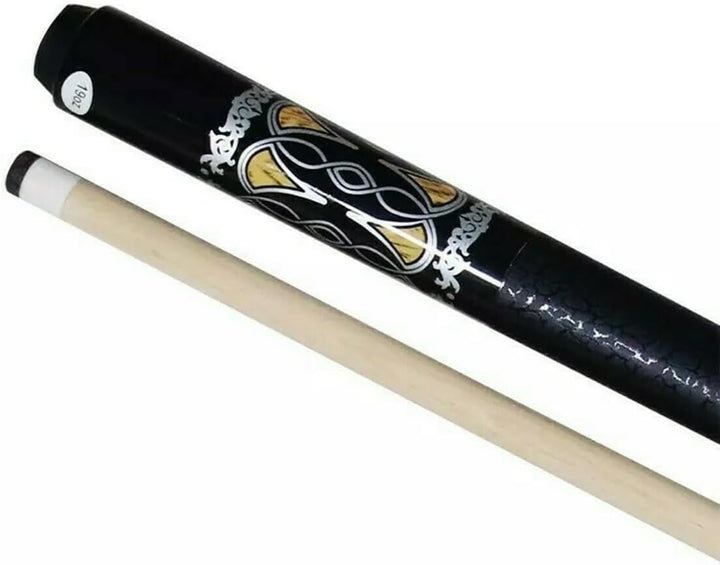 Pegasi Classic Billardqueue 146cm 2-teilig Black Hawk Schwarz Normal, Schwarz Normal