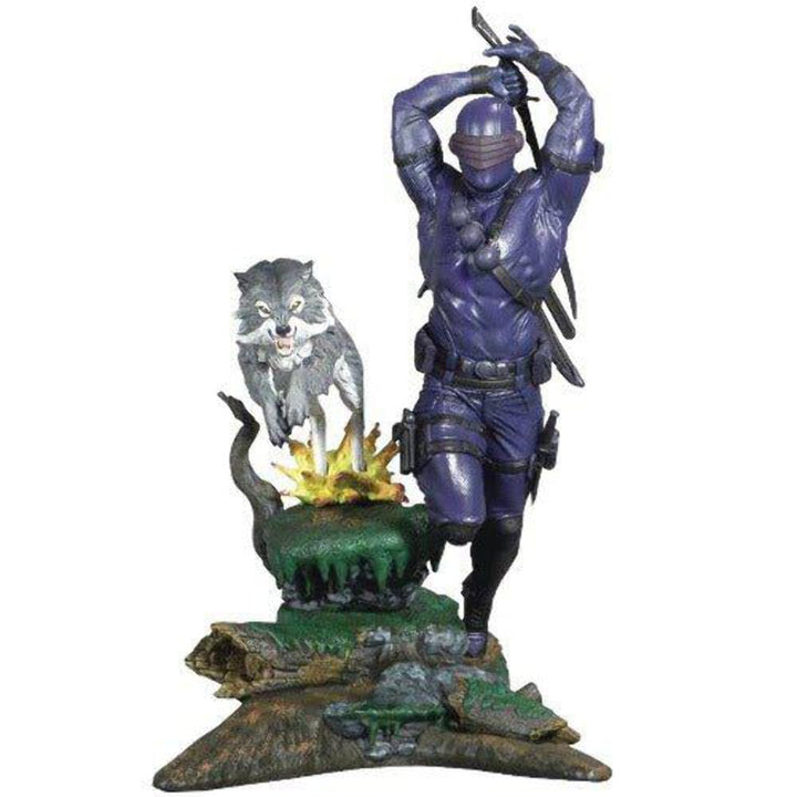 DIAMOND SELECT TOYS G.I. Joe Gallery Dekofigur aus PVC, Schlangenaugen, Animated DCD, zum 40. Geburt