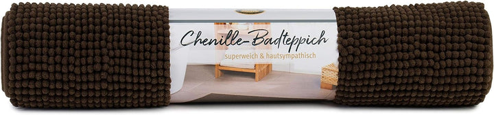 Gözze - Anti-Rutsch-Badematte, Superweich, 100% Mikrofaser, 60 x 100 cm - Mocca Mocca 60 x 100 cm, M