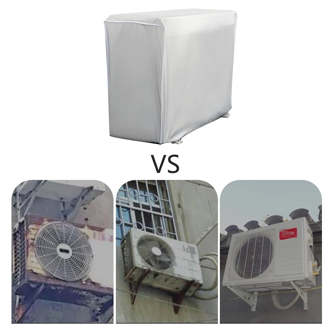 Klimaanlage Abdeckung Aussengerät Mit Gummizug Mit Kordelzug Air Conditioner Cover Anti Staub Anti S