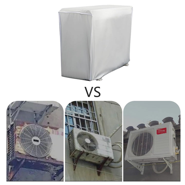 Klimaanlage Abdeckung Aussengerät Mit Gummizug Mit Kordelzug Air Conditioner Cover Anti Staub Anti S