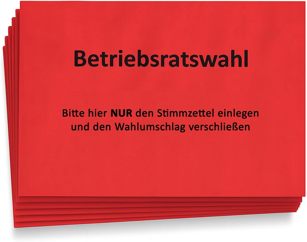 Betriebsratswahl – Innere Wahlumschläge C6 (162×114mm), Recyclingpapier 75g/m², nassklebend, ideal f