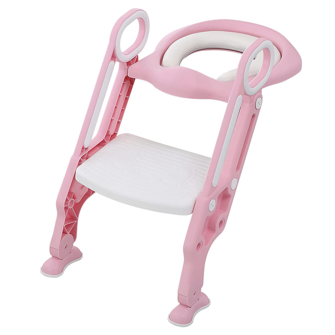 Töpfchentrainer Kinder-Töpfchen Toilettensitz Trainer Sitz für Kinder Toiletten Training mit Leiter/
