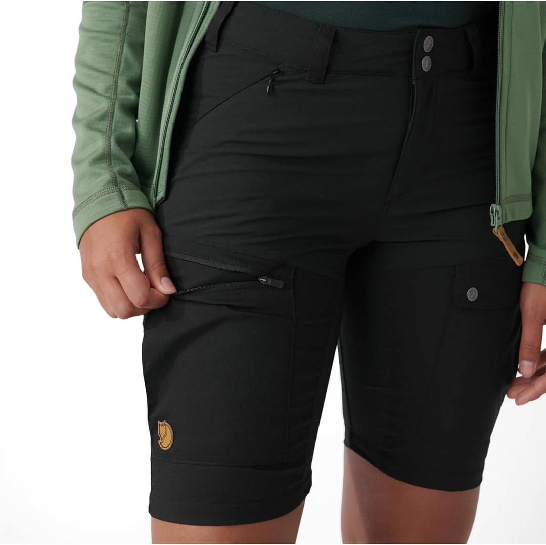 FJALLRAVEN Damen Abisko Midsummer W Shorts, schwarz, 36, F89857