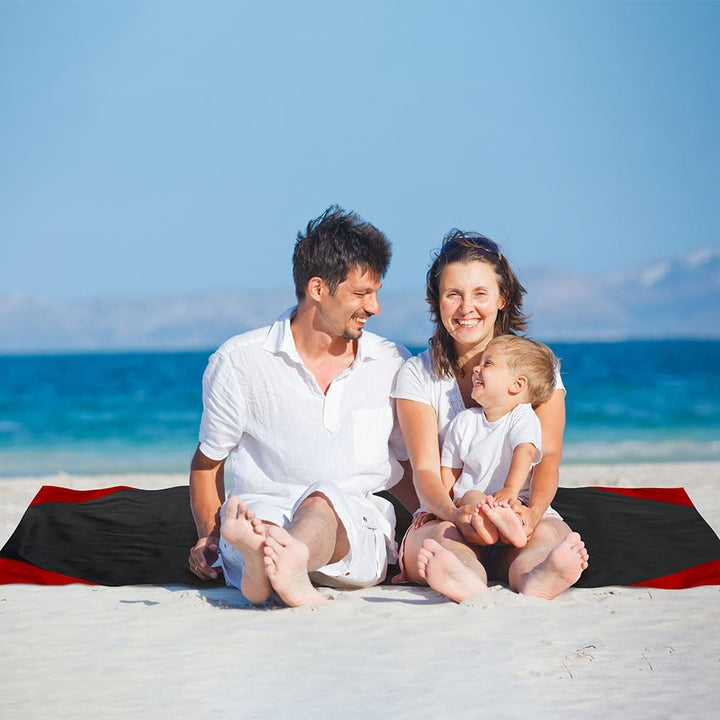 Ainiv Mini Picknickdecke, Ultraleicht tragbare Stranddecke, Sandabweisende Camingmatte, Ultraleicht