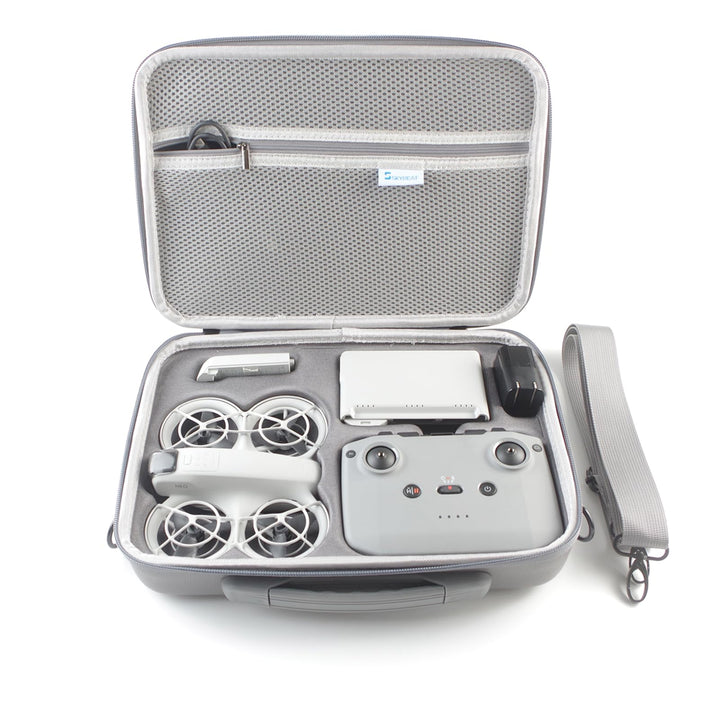 SKYREAT Neo Tasche, Tragbare Aufbewahrungs Tasche, Tragbare PU-Reisetasche für DJI Neo Fly More Comb