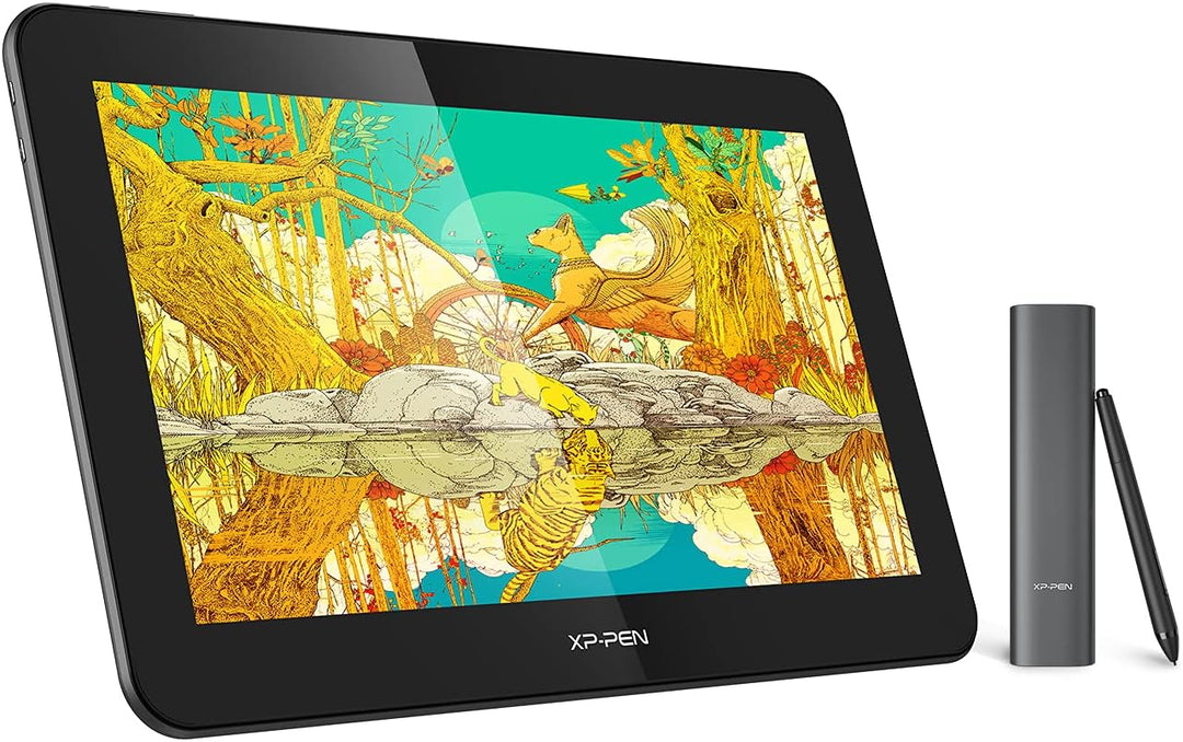 XP-PEN Artist Pro 16TP Grafiktablett mit 4K Multi-Touch Display, 92% Adobe RGB Farbumfang, 16 Zoll v
