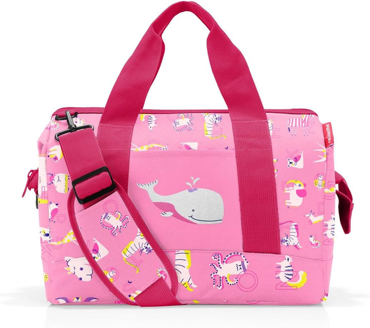 reisenthel Allrounder M Kids Kleine Reisetasche für Kinder Mit Stecklasche für Reisetrolleys, Farbe: