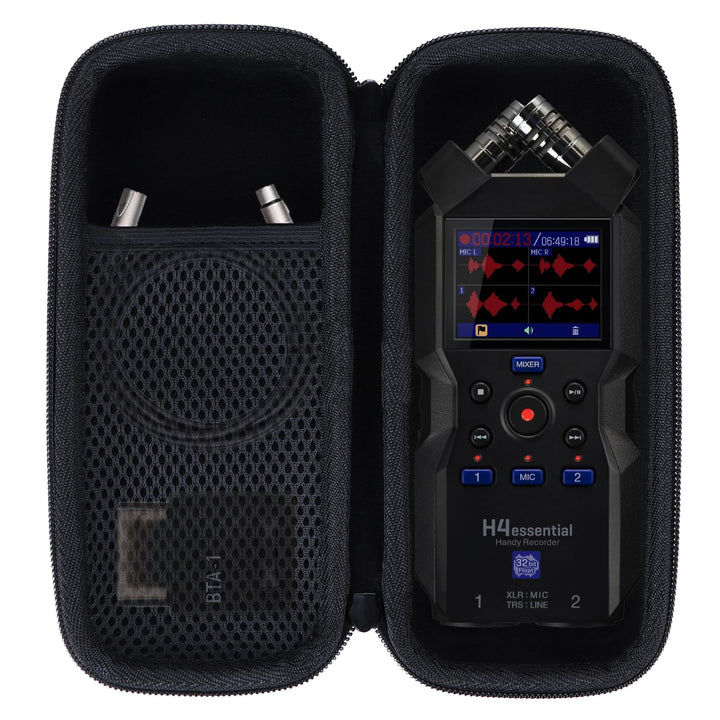 Hart Schutz Hülle Etui Tasche für Zoom H4essential Handy Recorder Schwarz Etui für H4essential, Schw